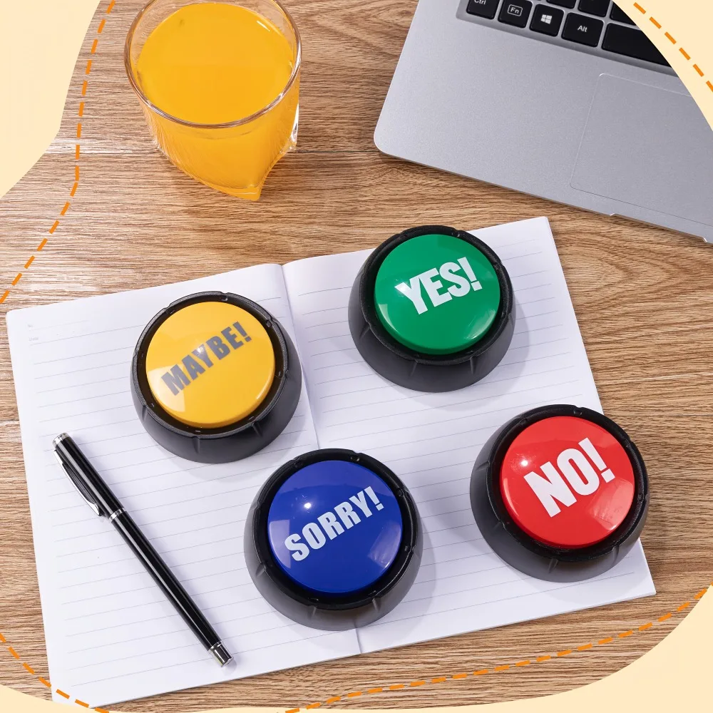 مضحك حفلة الحديث زر لا ربما آسف نعم زر الصوت اللعب المنزل مكتب حفلة الكمامة الإجابة الطنانات لعبة للألعاب الصوتية الممتعة #6