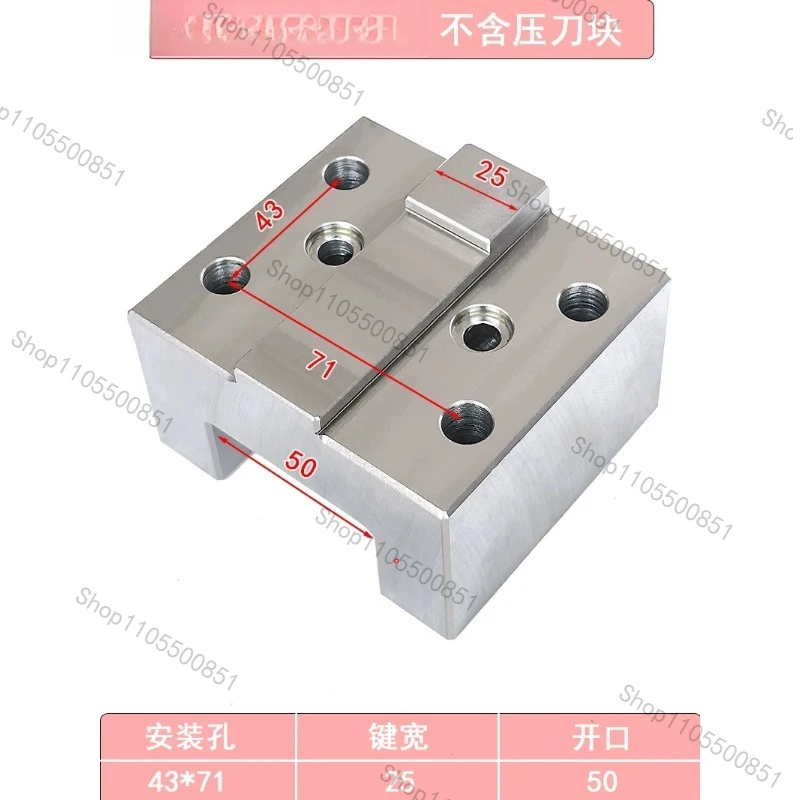 Numerical control tool holder CK400K servo turret boring tool sleeve diamond core end face