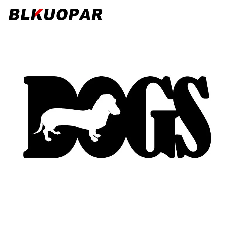 

BLKUOPAR Dog Pet Car Sticker Sunscreen Scratch-Proof Waterproof Funny Decal Windshield Original Cute Motorcycle Refrigerator