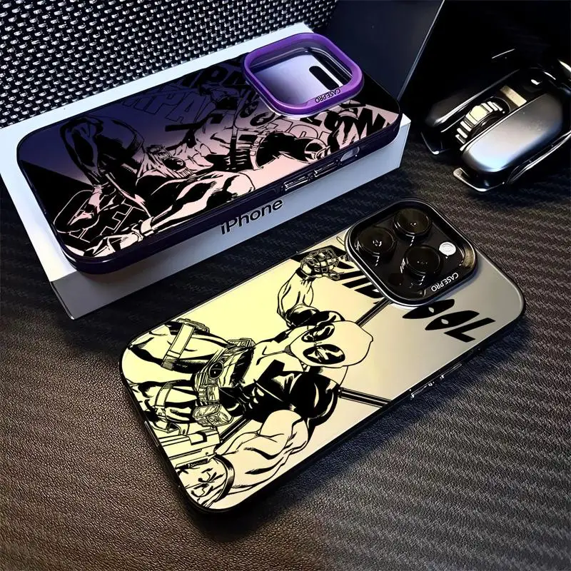 Marvel New Mutants Deadpool phone case for Apple iphone 14 16 pro max 13 15pro 11 12 14promax 16plus fundas hard shell couvres