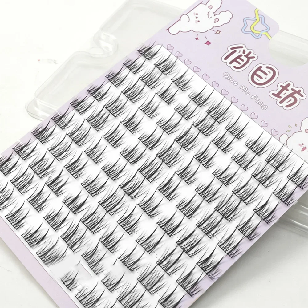 

10 Rows Upgraded Version Lazy Sunflower False Eyelash Natural Simulation Black Terrier Fake Lash Segmented Lashes Makeup Tools