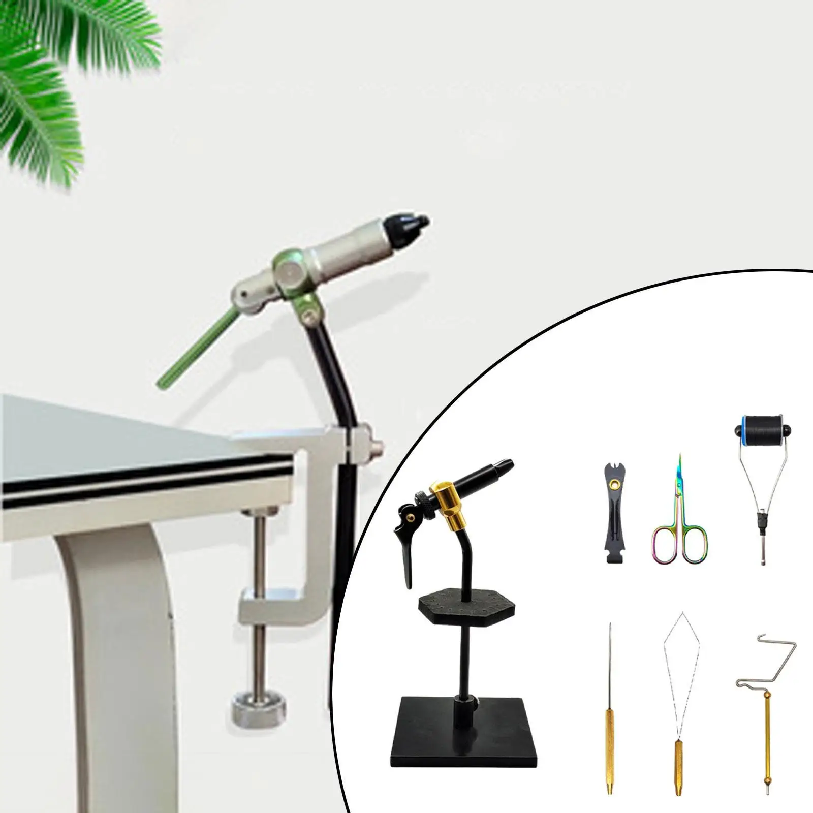 

Flying Fishing Tying Vise Set for Professionals Beginners with Pedestal Base