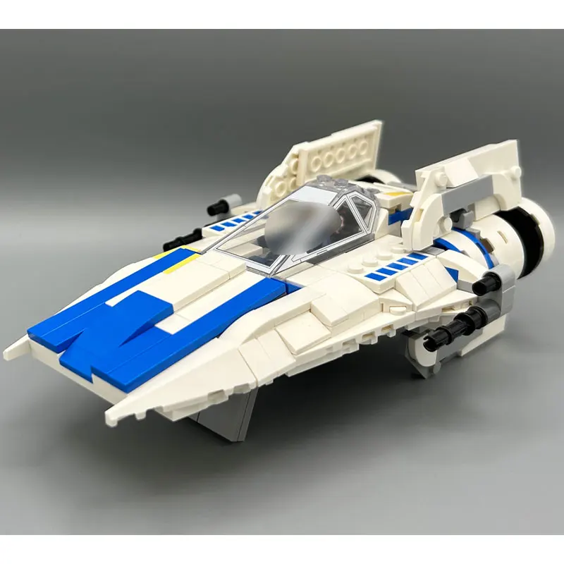 284 шт. MOC- 220010   Знаменитая звезда фильма A-Wing модель космического истребителя DIY творческие идеи детские игрушки на день рождения подарочные блоки