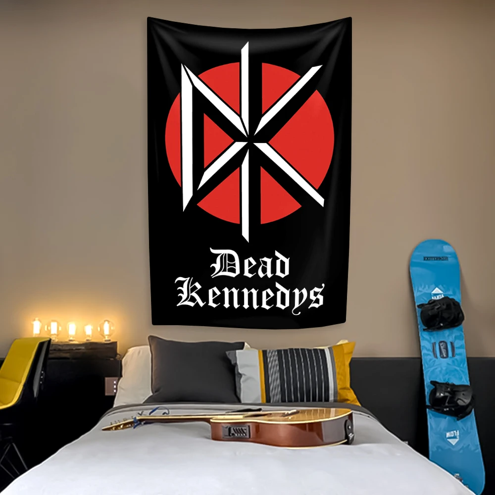 American Rock Band Tapestry D-Dead K-Kennedys Poster Home Decoration Bedroom Dormitory Wall Hanging Carpets Concert Decor