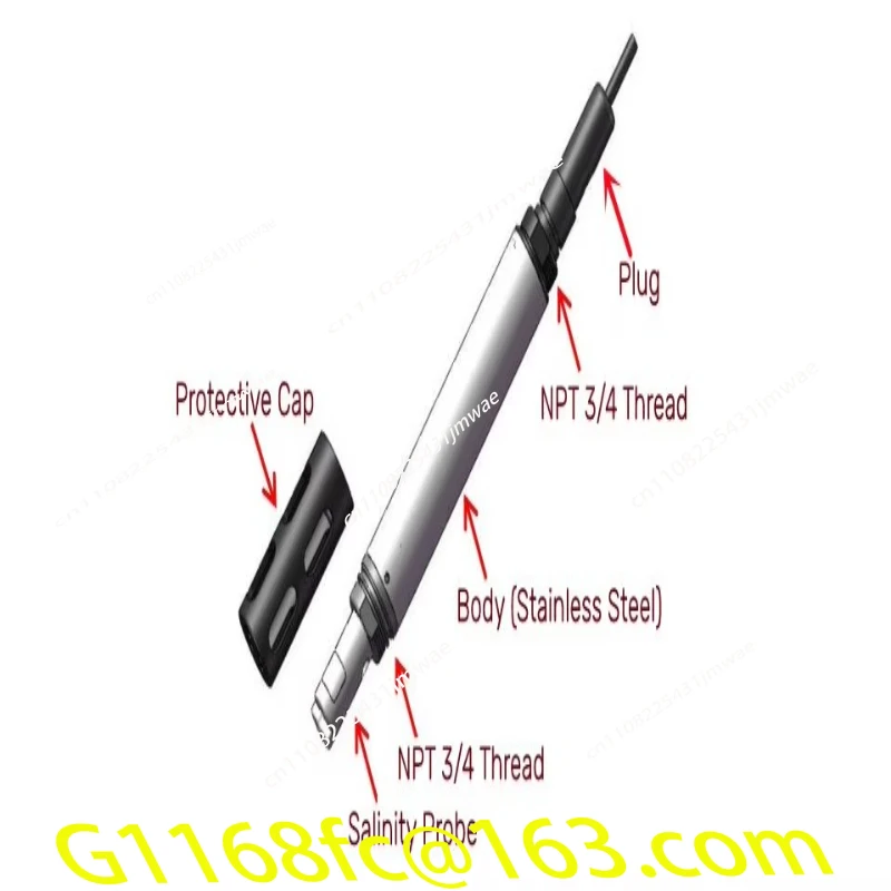 Handheld Marine Brackish Water Quality Sensor Modbus Salinity Sensor Analyzer