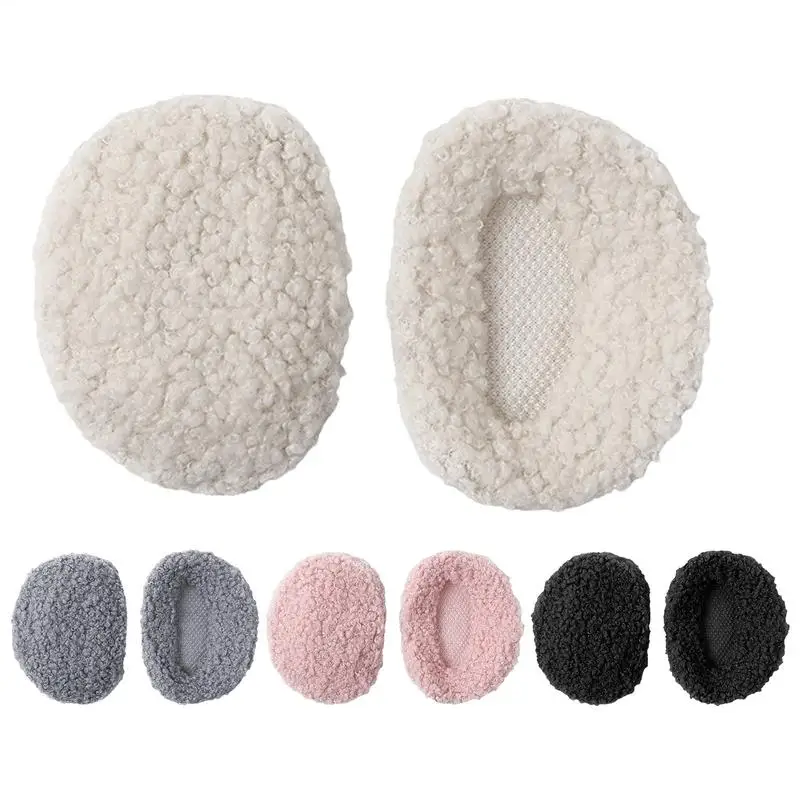 winter ear muffs 2pcs Plush fashion chic riding earmuffs compact and portable ear warmer for winter effective anti-cold supplies