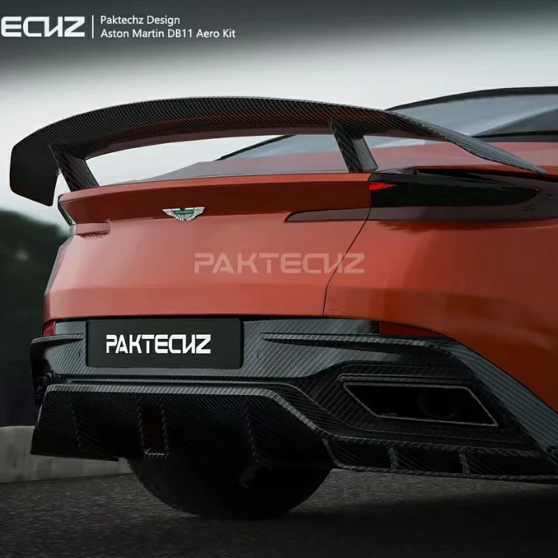 

Tail Wing Small Surround for Aston Martin DB11 Upgrade PK Model Dry Carbon Fiber Rear Spoiler Body Kit
