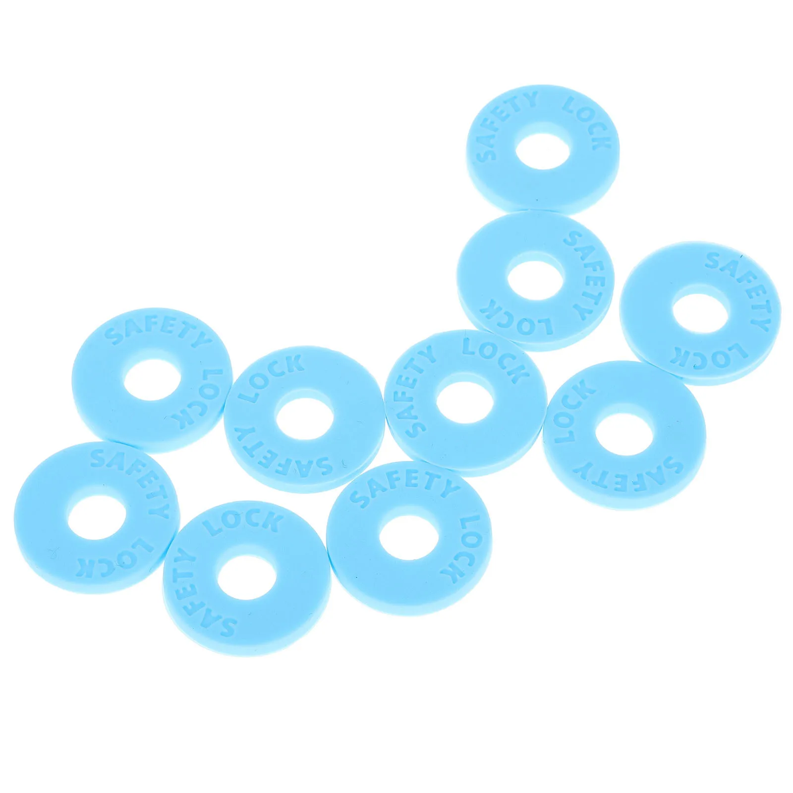 

10Pcs Guitar Strap Button Gaskets Silicone Pads Antislip Design Longlasting Material Easy to Install Versatile Use Accessories