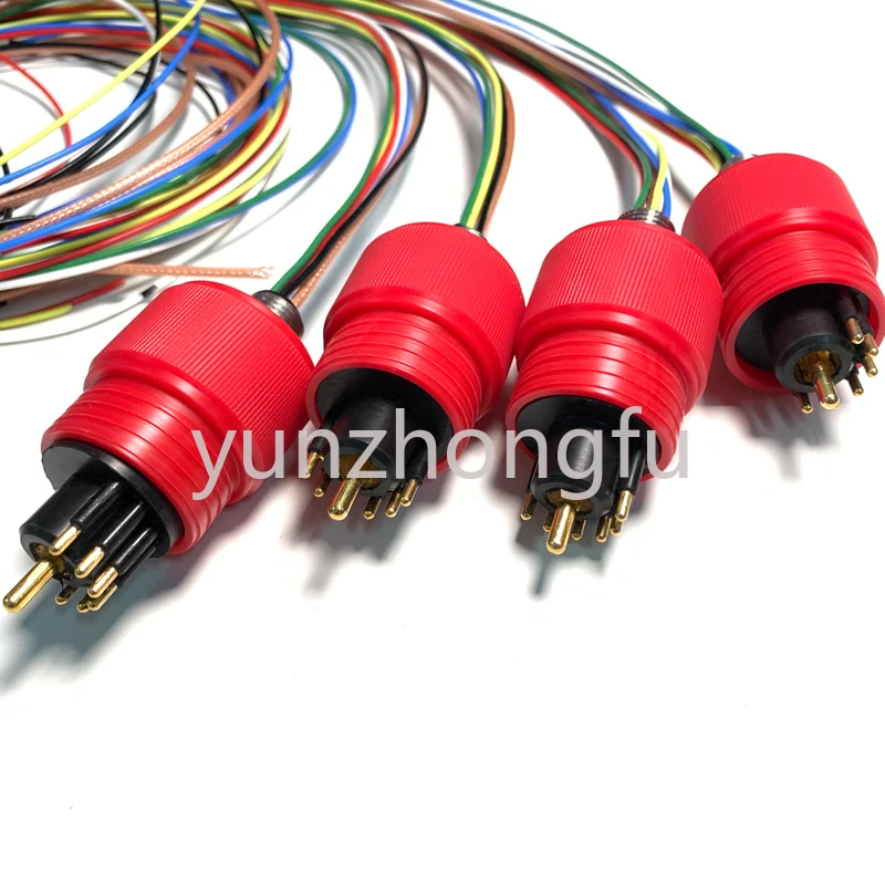 6. Electric 1 coaxial watertight connector connector, underwater plug, waterproof deepwater cable, plug signal transmission