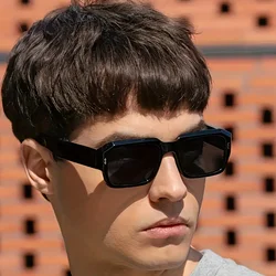 1Pc Retro Square Fashion Glasses Set for Men and Women - Perfect for Parties, Outdoor Activities and Photography Props