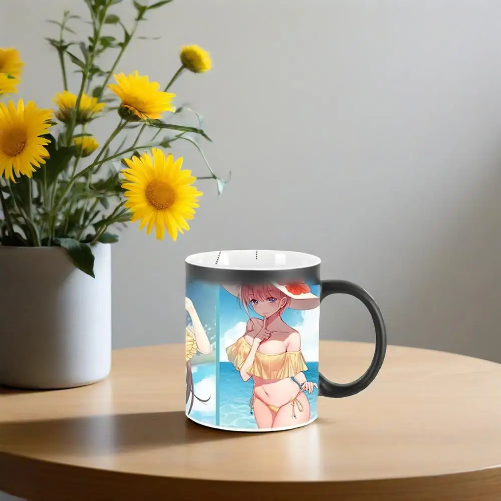 

High quality Coffee Mugs BSKT-135 Color Change Tea Cup Bikini beauty Anime Cartoon Novelty For Gifts Birthday
