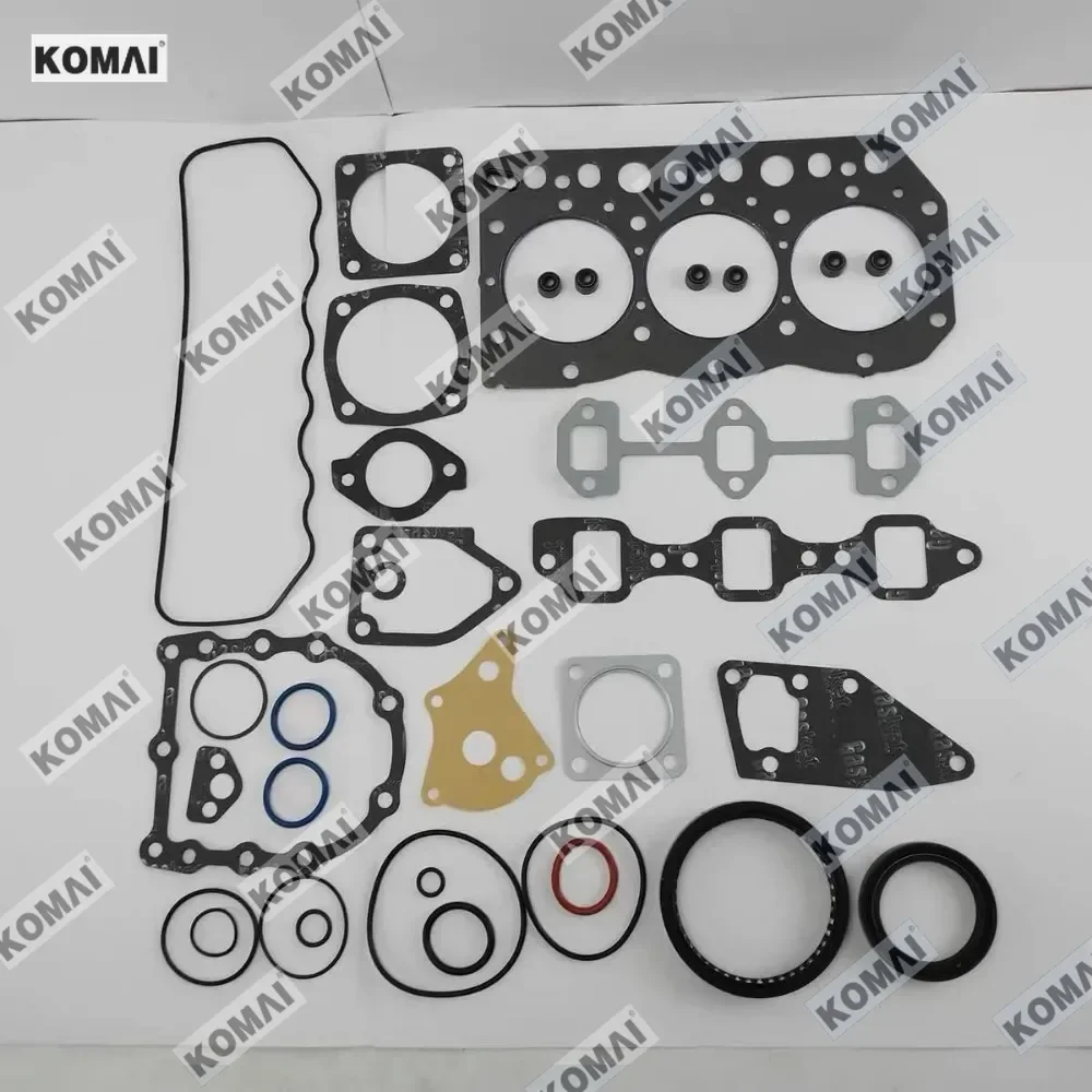 

Excavator Overhaul kit Full Gasket KIT 719843-92601 Compatible with Yanmar 3TNC78 Engine Cylinder Gasket Water Seal