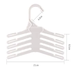 20pcs/lot 5 Layers 3 Layers Plastic Baby Clothes Hanger Rack Kids Children Garment Suit Clothing Closet Organizer