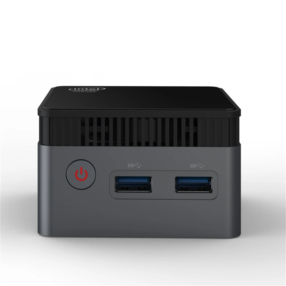 Pc portabel Mini Stick Intel Celeron N5105 USB 3.0 1*2.5G LAN 2 * HDMI 2.0 4K Output kipas Htpc Case dengan Wifi Bluetooth M6S