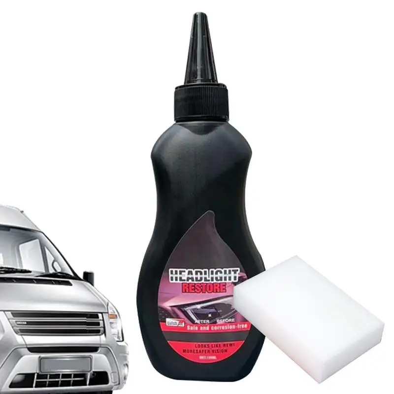 

Headlight Repair Fluid 150ml Headlight Refurbishment Agent Headlight Cleaner Scratch Repair Agent For Polishing Restoring Dull