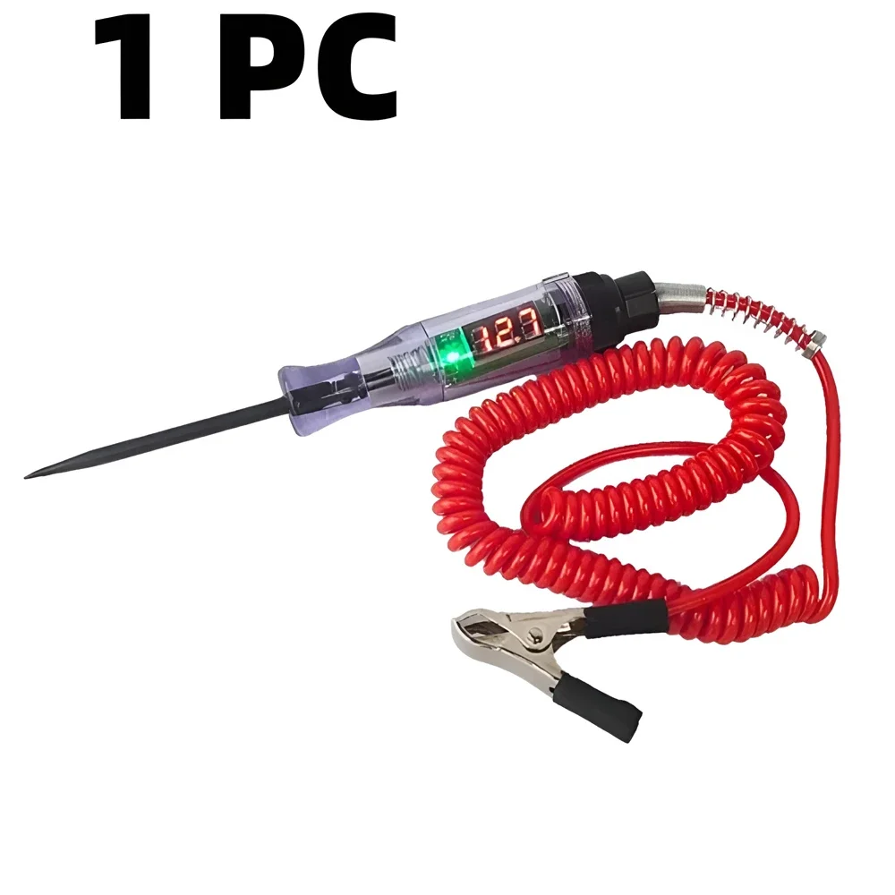 Hoge Kwaliteit Auto Circuit Tester Vrachtwagen Voltage Tester Circuit Dc 6V 12V 24V Auto Diagnostische sonde Test Pen Auto Gereedschap - afbeelding 1