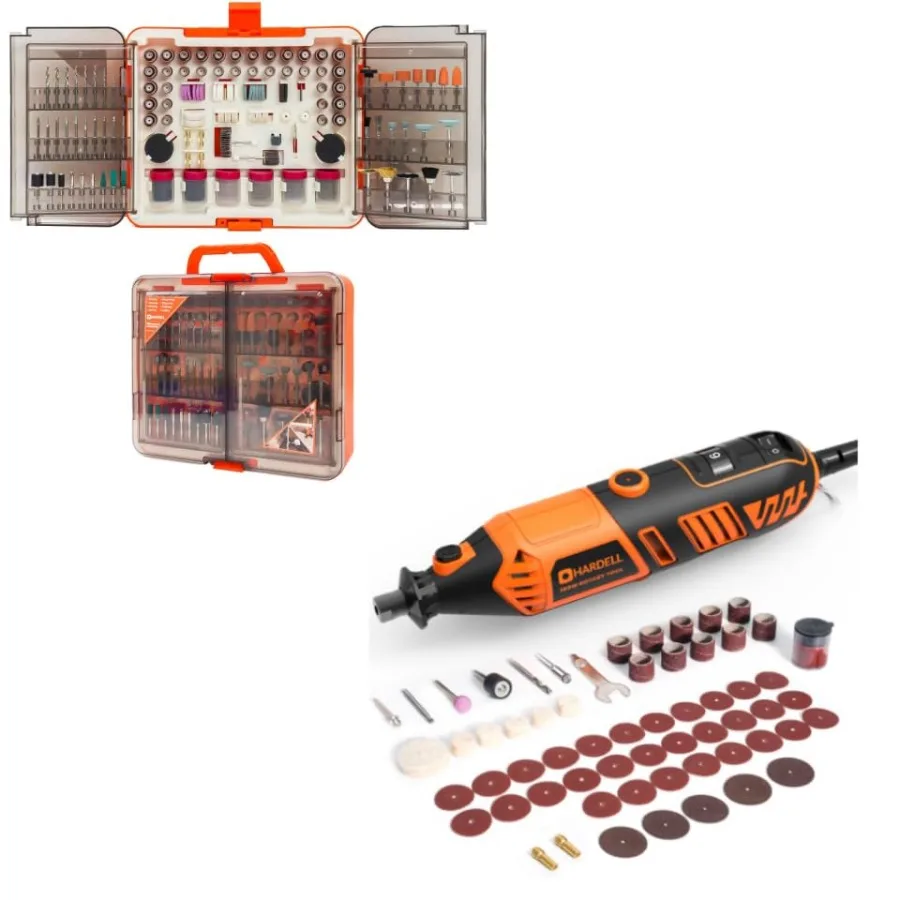 

Роторный инструмент с проводным питанием 180 Вт и набором из 508 аксессуаров для роторного инструмента