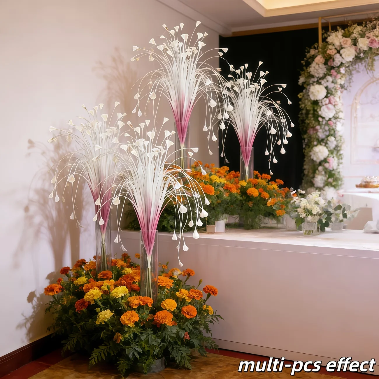1PC 200 Heads Peacock Grass Ar - đánh giá và giá Pampas Grass Decor