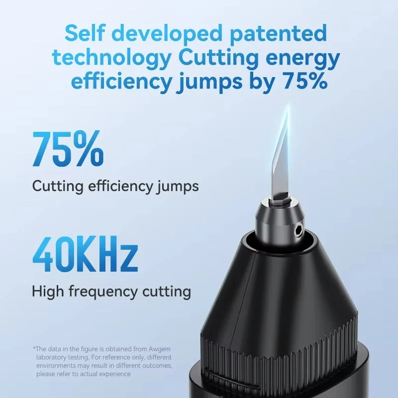 アウェム手作りDIY電動彫刻ツール超音波式手動ナイフ（布地切断用）