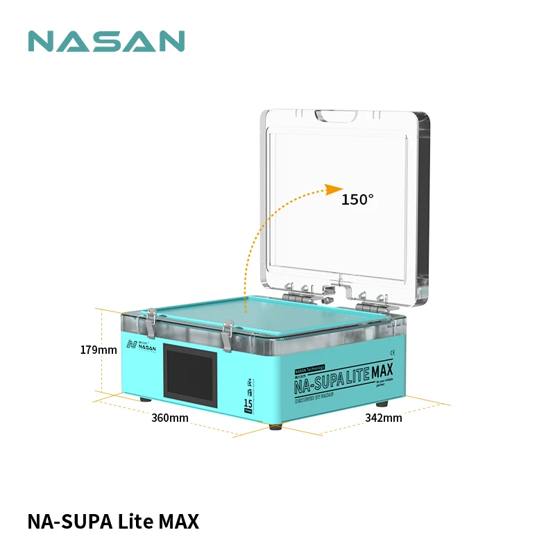 NASAN NA-SUPA LITE Max Air Bag Big Size Laminating Machine OLED Laminator For iPad iPhone Samsung Flat Curved Screen Repair