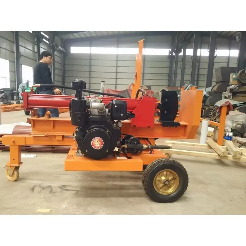 CE Certification New Vertical and Horizontal Wood Splitter Suitable for Cutting Roots and Tree Forks on Farms