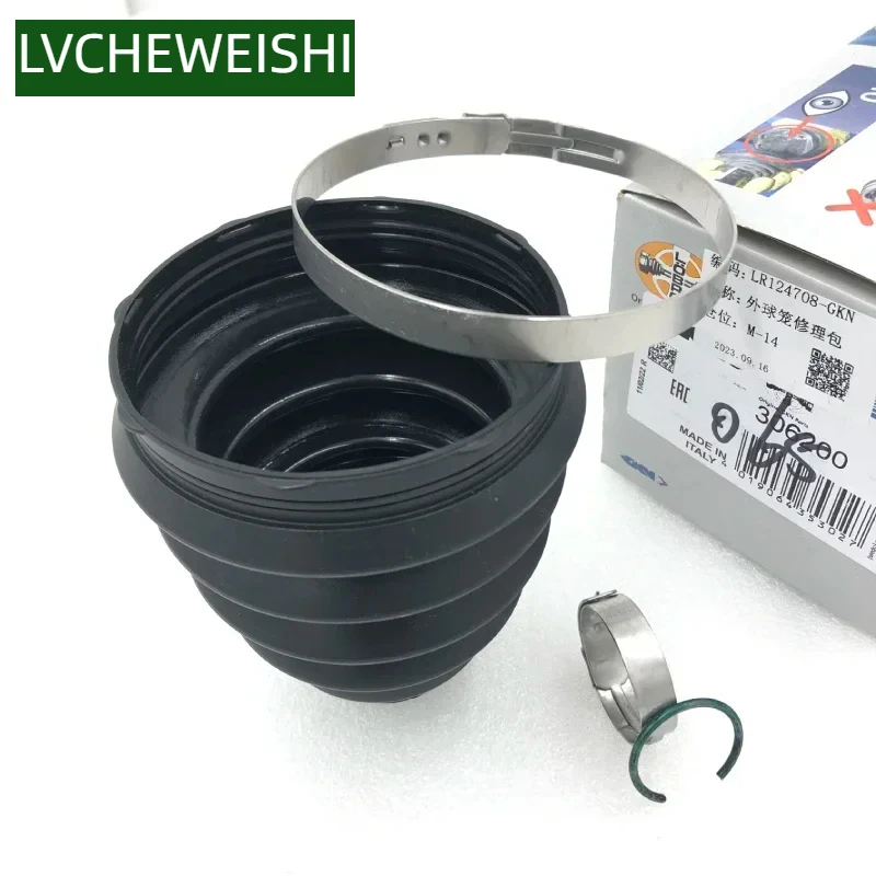 

Front Outer Inner CV Joint Boot Kit for Range Rover Evoque Discovery Sport RH Left Axle Boot GKN 36022 36178 LR025065 LR025066
