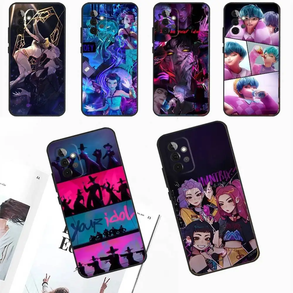 

Demons Kpop H-Hunters Phone Case For Samsung Galaxy A13,A21s,A22,A31,A32,A52,A53,A71,A80,A91 Soft Black Phone Cover