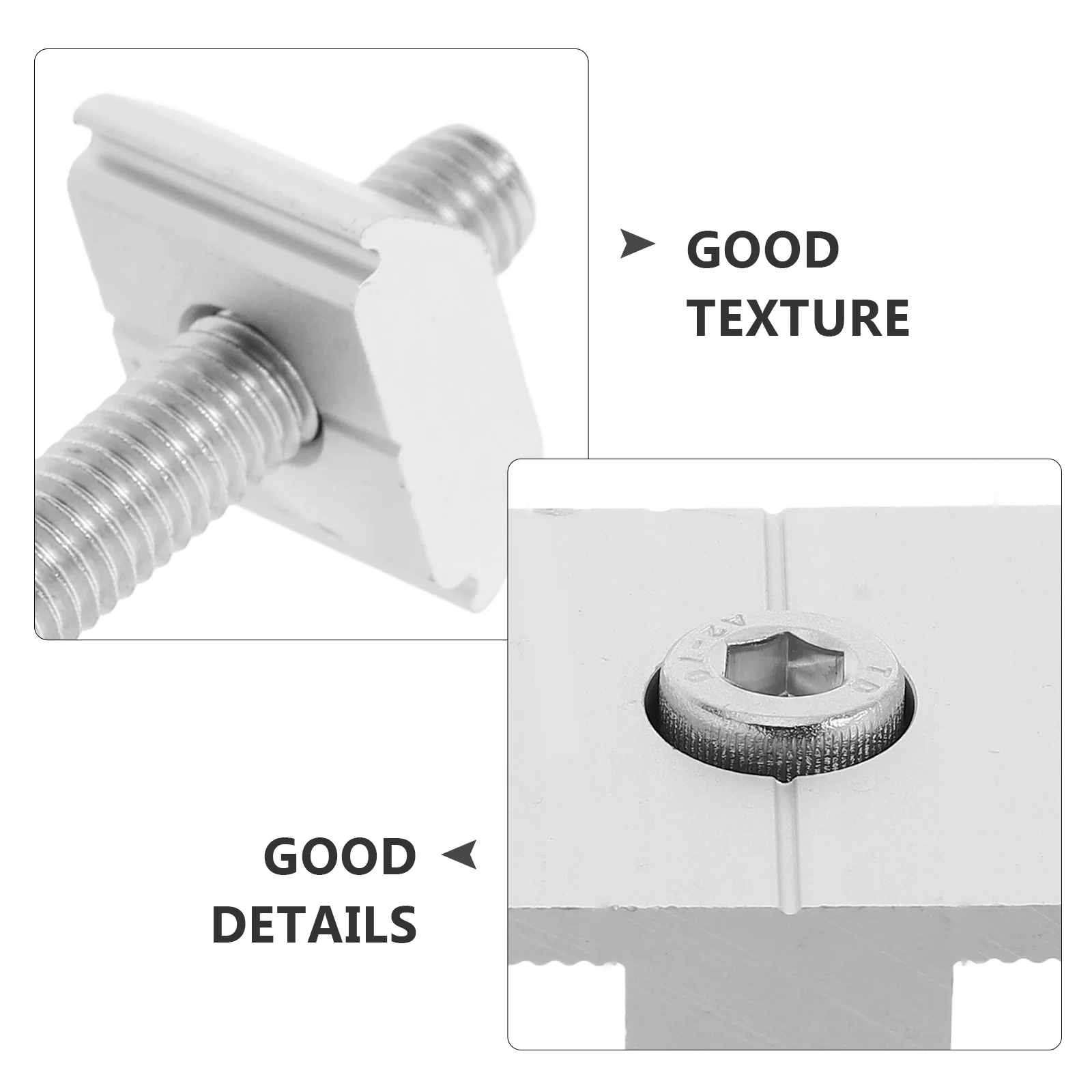 4 قطعة لوحة سبائك الألومنيوم منتصف المشابك عرافة المقبس غطاء رأس البراغي الربيع غسالة دائم تصاعد الأجهزة ل آمنة في الهواء الطلق