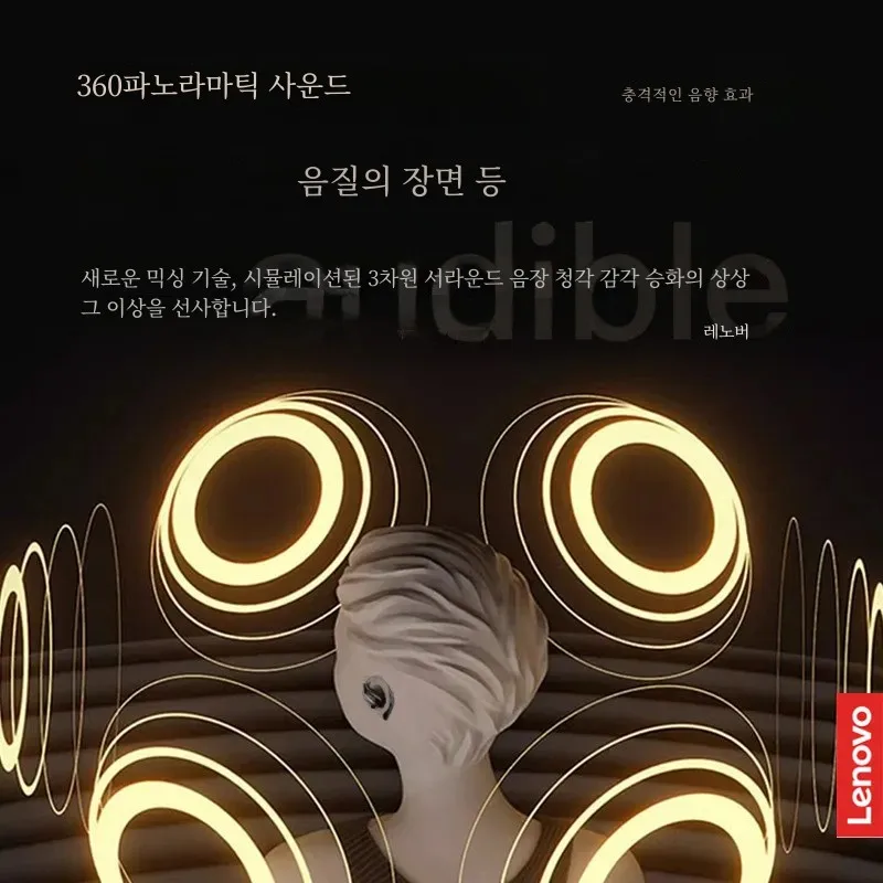 Authentic Lenovo-EA305 TWS Earhook Sports Earphones, Bluetooth 5.4, Dual Mode, Wireless Game Headset, HiFi Stereo Earbuds