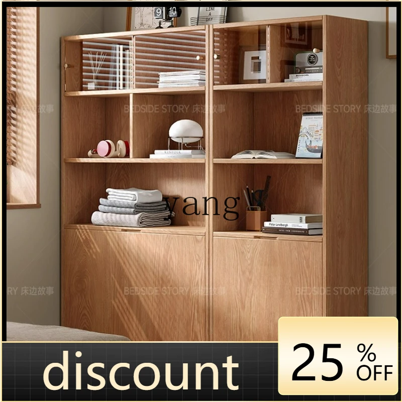 LTT all solid wood bedside cabinet ultra-narrow crevice cabinet bedside gap storage bedroom locker