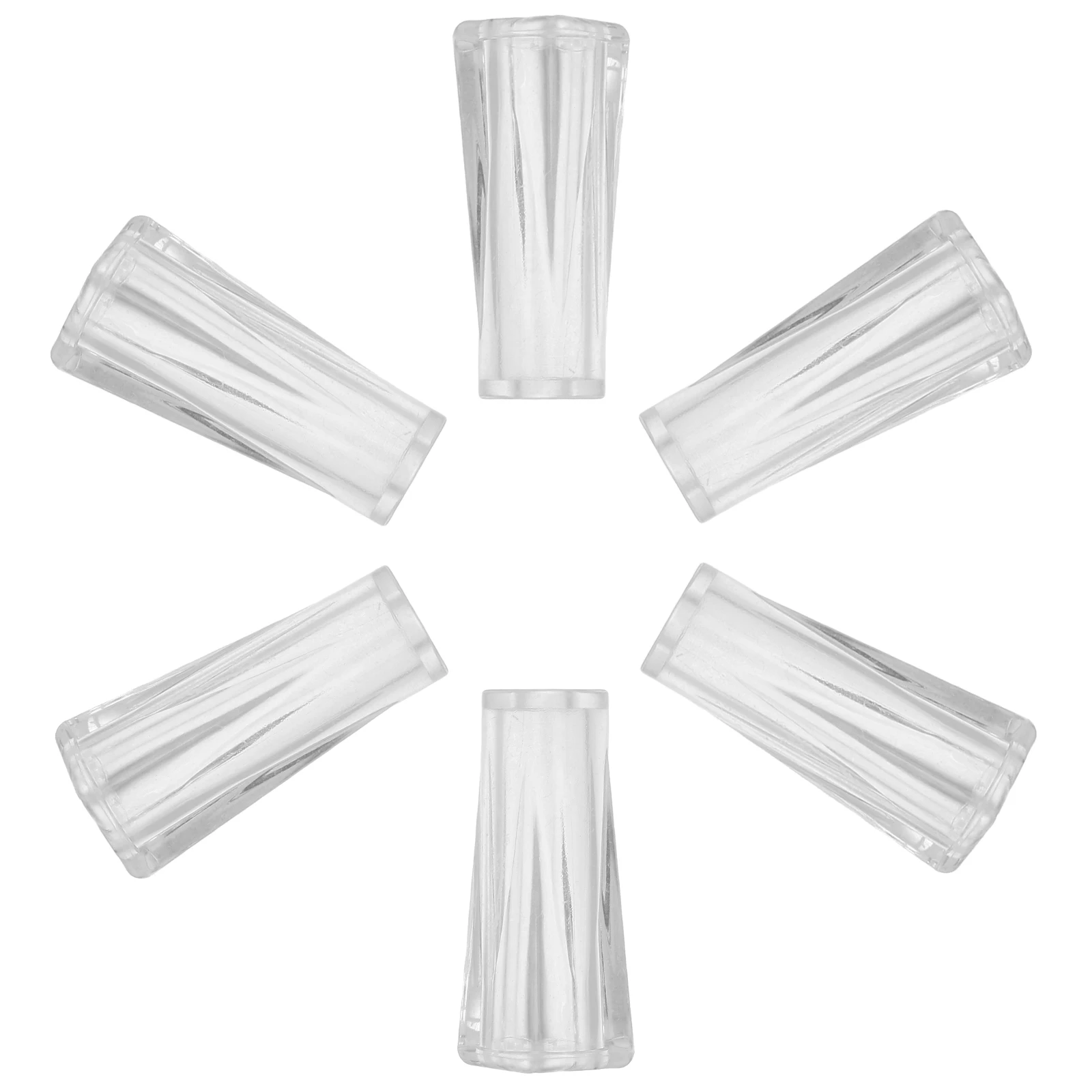 

6 Pcs Plastic Curtain Pendant Curtains Decorative Tassel Cord Knobs Blind Caps Replacement Window Pull Ends Accessories