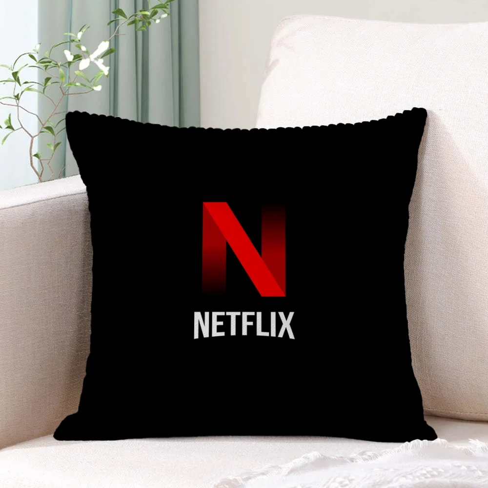 Throw Pillow Covers Decorative Cushion Netflix Luxury Living Room Decoration Personalized Gift 45x45 Cushions Cover Home 50x50