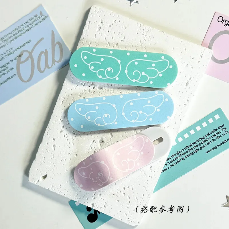 

Держатель для телефона Kawaii Angel Wing Bandage Push-Pull, 3 цвета, с клейкой основой, тонкий, с функцией подставки, защита от падения, ремешок для пальцев для мобильных телефонов.