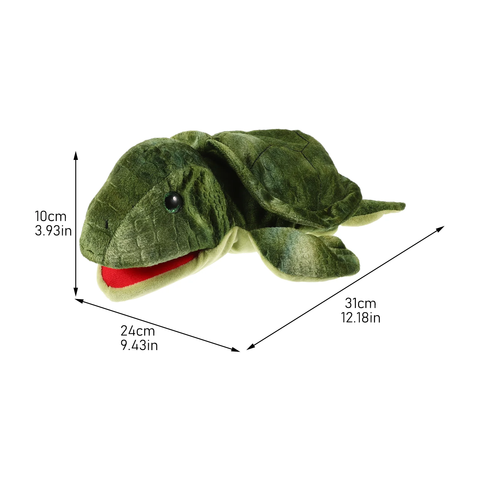 Plush Figure Toys Adorable Turtle Hand Puppet Ocean Cotton Animal Finger Puppets