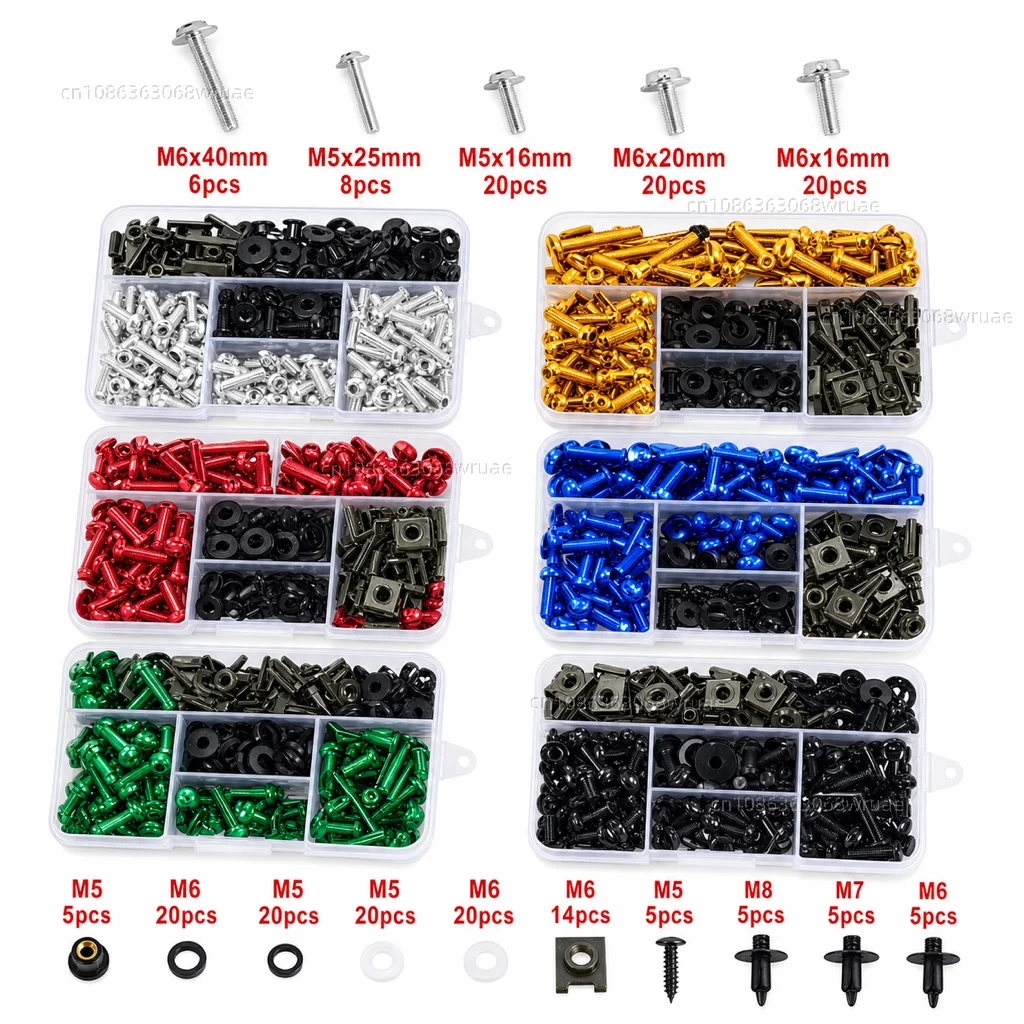 Motorcycle Fairing Bolts Screws Kit Nut Clips For Honda CRF1000L CRF1100L AFRICA TWIN CRF 1000L 1100L ST1100 PAN EUROPEAN ST1300