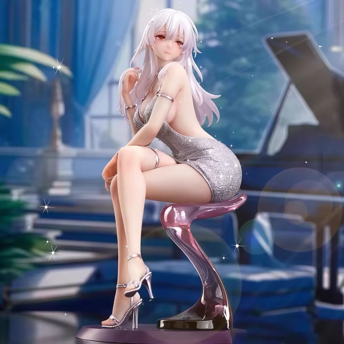 

Eye Tracking Sirius Selena Figure Animation Two-dimensional Dress Beautiful Girl Chassis Ornament Model Boy