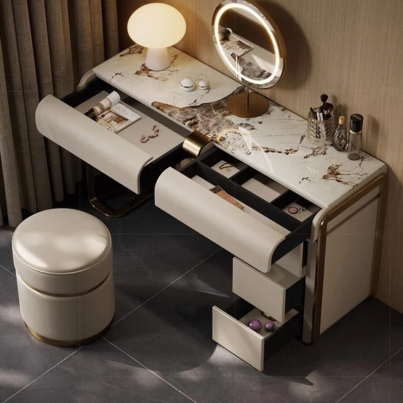 Bedside Organizer Dressing Table Modern Tool Chest Dressing Table Accessories Makeup Mesa De Maquillaje Postmodern Furniture