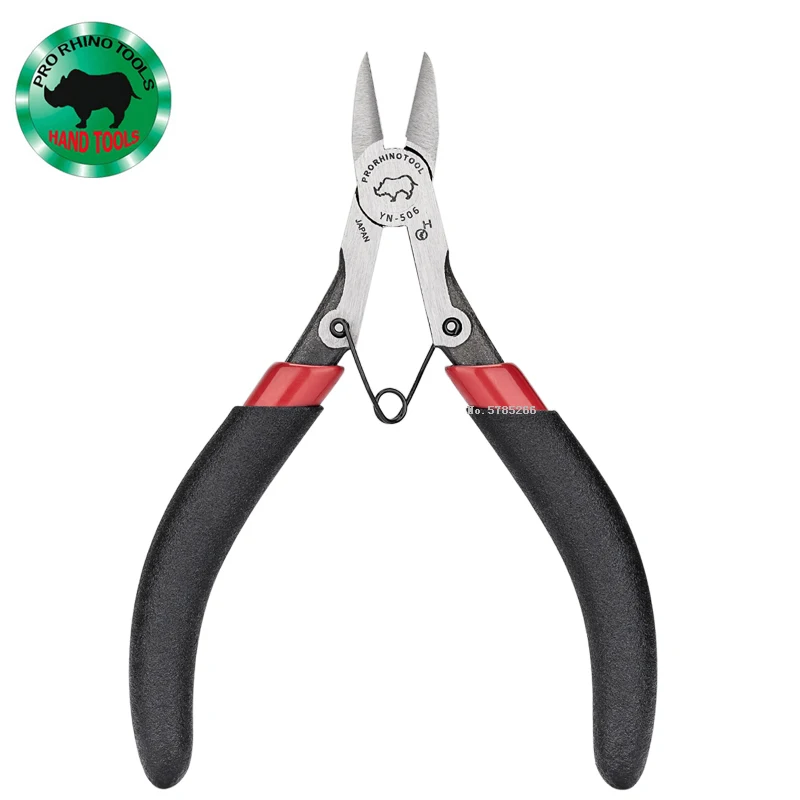 PRO RHINO TOOLS YN-506 5 Inch Diagonal Pliers Super Hard Cable Cutter for Cutting Plastic Element Feet