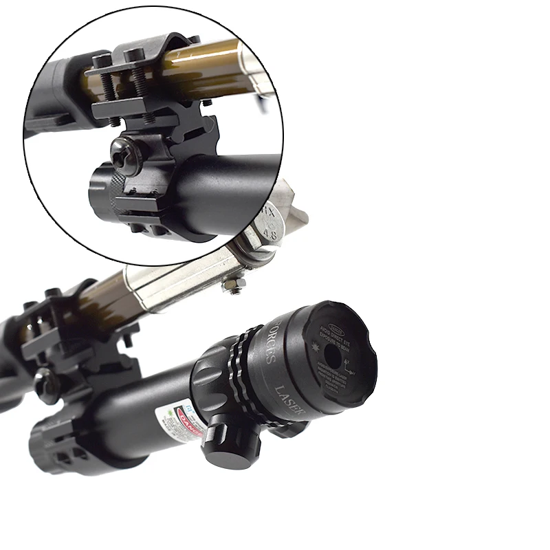 Slingshot Set Slingshot Precision Green Laser Telescopic High Power Catapult Use Reels for Outdoor Hunting Shooting New view 4