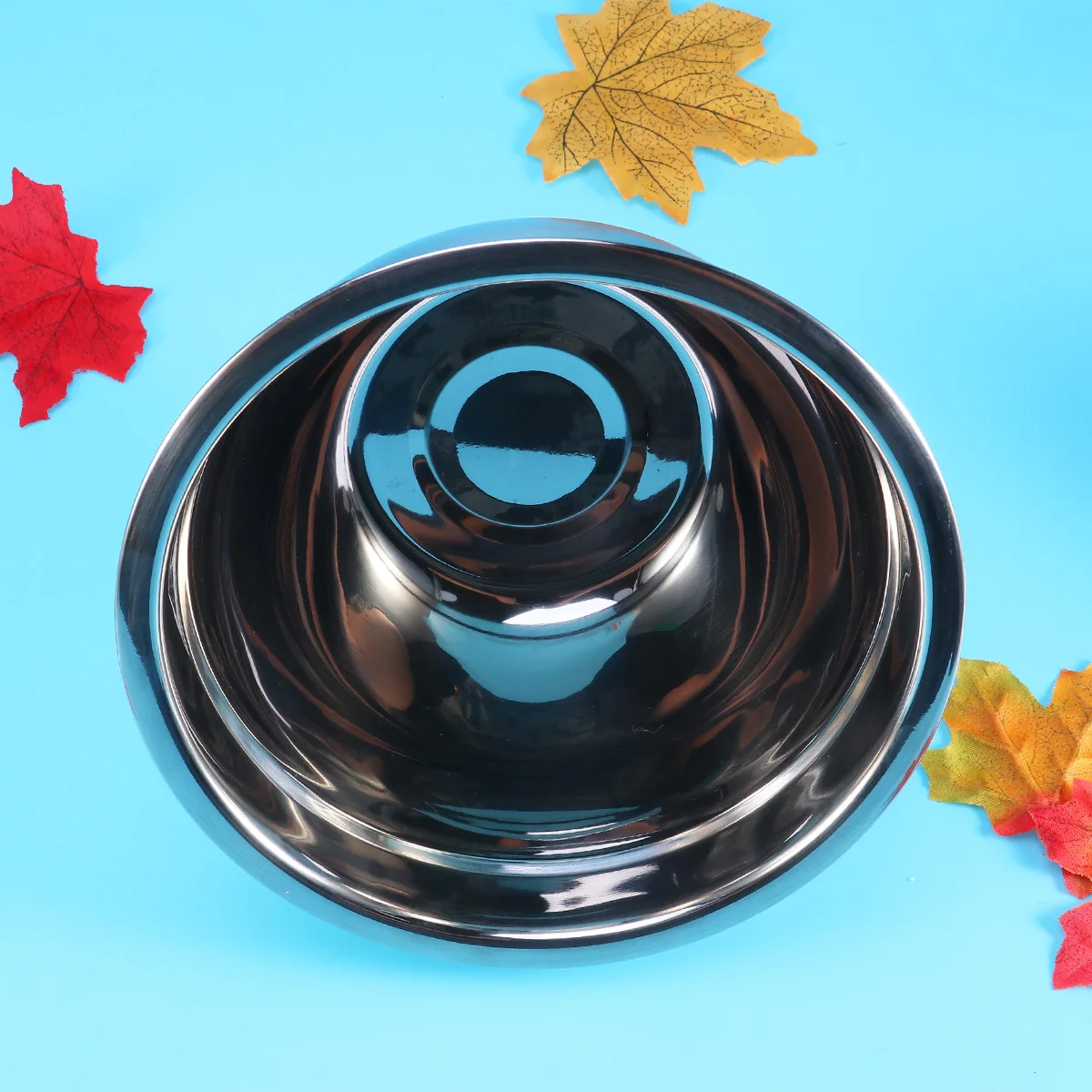 

Stainless Steel Mixing Bowl 24cm Deepened Stable Base Rust Resistant Fruit Salad Egg Beating Vegetable Serving Container