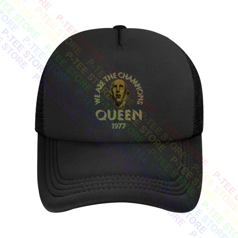 Queen-We Are The Champions Freddie Mercury Rock Baseball Cap Snapback Caps Knitted Bucket Hat