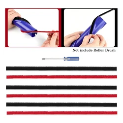 7Pcs Soft Plush Strip for Dyson V7 V8 V10 V11 Vacuum Cleaner Attachments Roller Brush Replacement Parts(Non-Original)