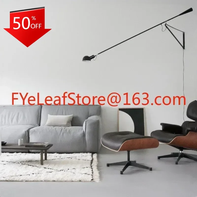 Customized Italian Flos 265 long arm wall lamp designer Nordic industrial wind rocker long pole minimalist art reading