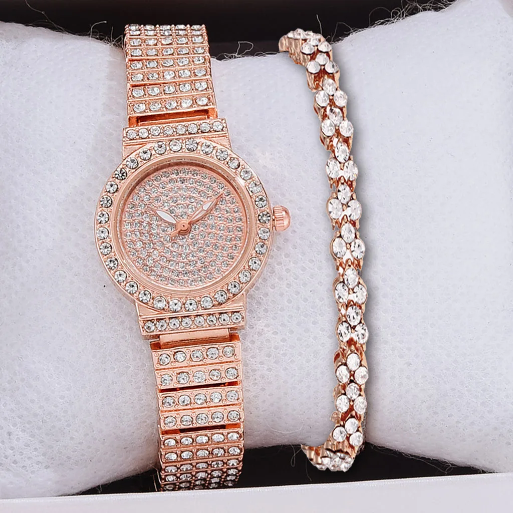 2022 Brand Luxury Women Watches Full Diamond Dress Ladies Japan Quartz Movement Women's Wristwatch Stainless Steel Reloj Mujer