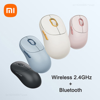 Xiaomi Wireless Mouse 3 Dual Mode Bluetooth 2.4G Wireless Mouse Colors Silent Ergonomic Mice for Laptop IPad Office Gaming Mouse