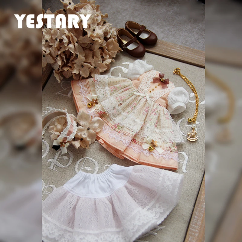 

Одежда для куклы YESTARY BJD 1/6, аксессуары для кукол BJD, одежда «сделай сам», детская игрушка, женское милое и милое платье, юбка для кукол, подарки для девочек