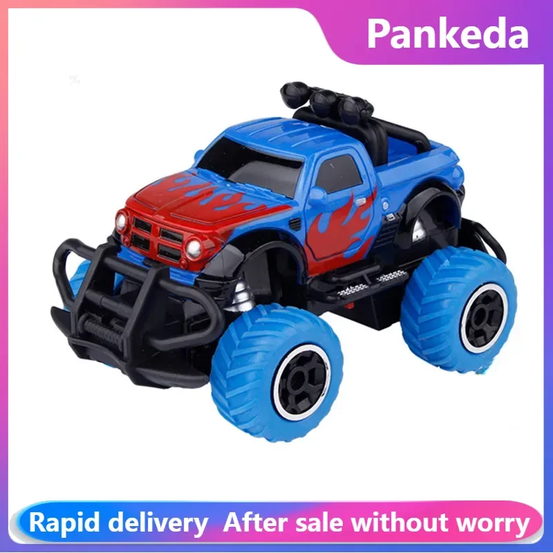 New 1:43 Graffiti Stone Wireless Remote Control Off-road Car Model Child Indoor Outdoor Competition Game Tough Toy Car Kids Gift