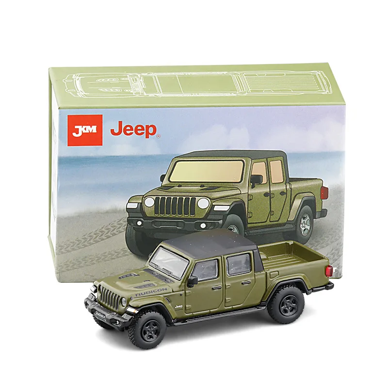 Original Box 1:64 JKM 2020 Jeep Gladiator Alloy Car Static Model Vehicles