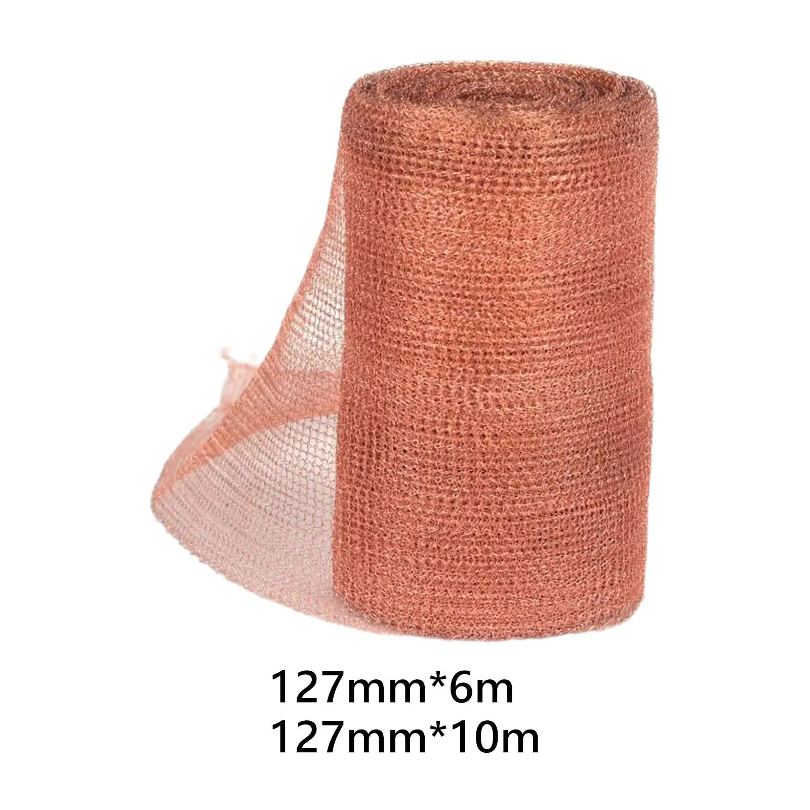 Copper Wire Mesh Easy to Use Knitted Mesh Roll Gap Copper Fill Fabric Flexible Mesh Roll for Garden Distilling Agriculture Home