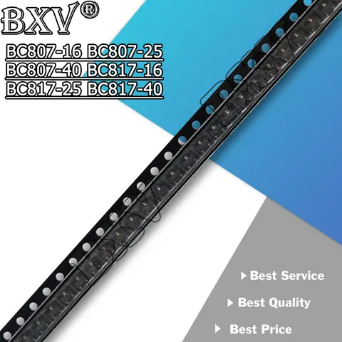 100PCS BC847B BC847 BC807-16 BC807-25 BC807-40 BC817-16 BC817-25 BC817-40 BC846B BC847A BC847C BC848B BC856B BC857B BC857C SOT23